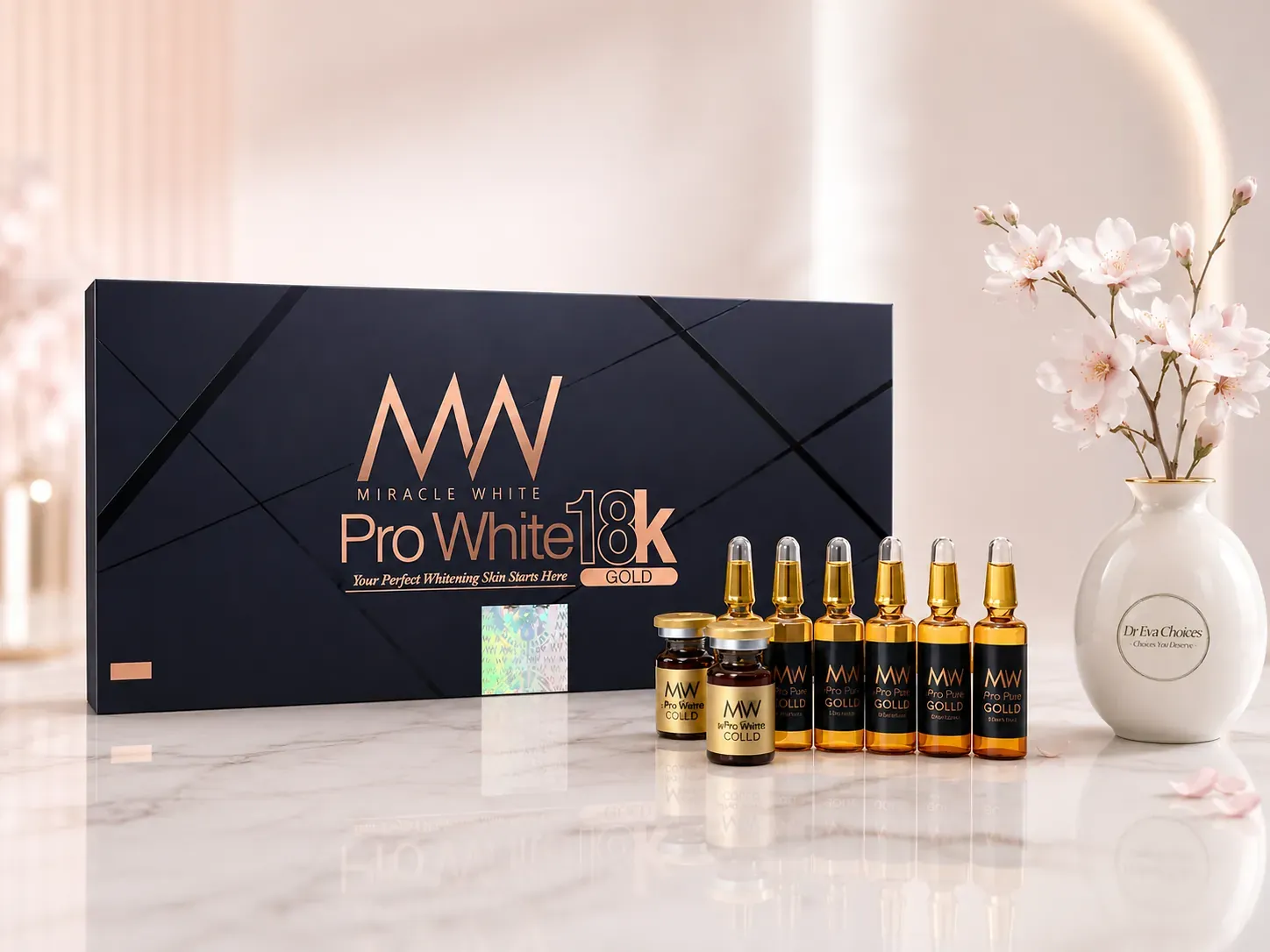Miracle White Pro White 18K collection